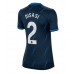 Chelsea Axel Disasi #2 Voetbalkleding Uitshirt Dames 2023-24 Korte Mouwen